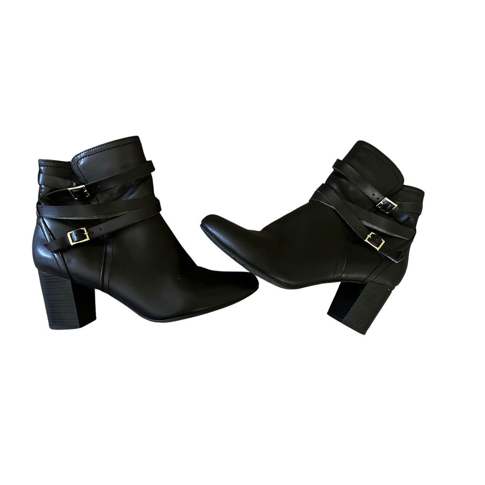 Liz Claiborne Black Ankle Boots Size 9.5